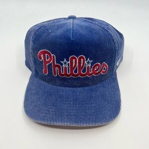 47' Brand Philadelphia Phillies Hat Snapback Reclaim Hitch Corduroy Blue New